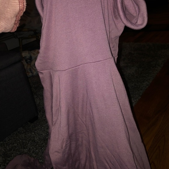 Purple cowl neck sweatshirt - Picture 3 of 5